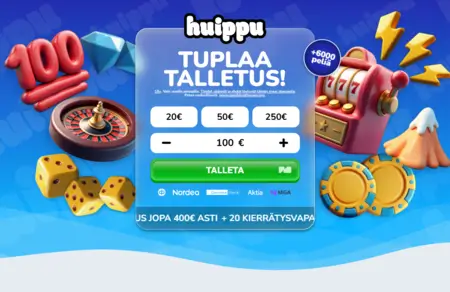 Huippu Casino etusivun kuva